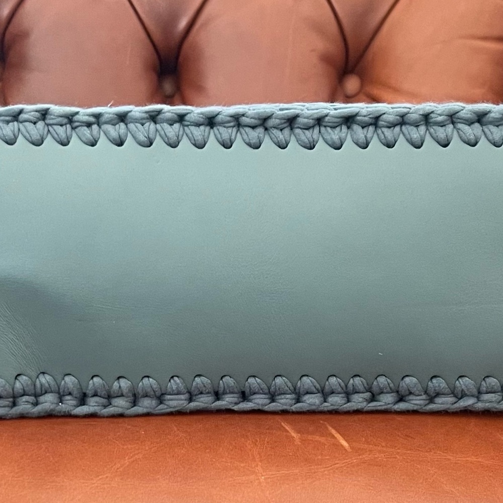 Mizele Handmade Leather & Knit Bag - Picture 8 of 13